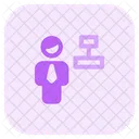 Man Align Center  Icon