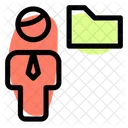 Man Folder User Folder Businessmna Folder Icon