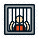 Man In Jail Jail Prisoner Icon