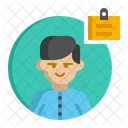 Man Intern  Icon