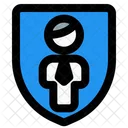 Man Protect Employee Protection User Protection Icon