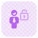 Man Unlocked Unlocked User Unsecure User Icon