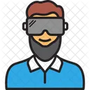 Man Vr Headset  Icon