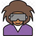 Man Vr Headset  Icon