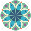 Mandala Flower Floral Icon