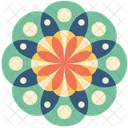 Mandala Flower Floral Icon