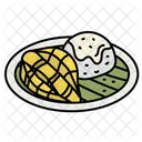 Mango Sticky Rice Icon