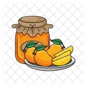 Mango Jam Food Icon