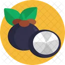 Exotic Fruits Mangosteen Fruit Icon