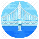 New York Bridge Manhattan Bridge Footbridge Icon