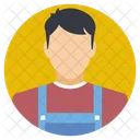 Mann Avatar Schurze Symbol