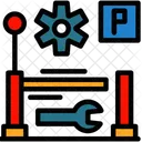 Mantenimiento De Estacionamientos Conservacion De Lotes Cuidado De Areas De Estacionamiento Icono