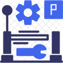 Mantenimiento De Estacionamientos Conservacion De Lotes Cuidado De Areas De Estacionamiento Icono