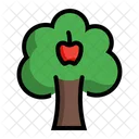 Manzana Arbol Planta Icono