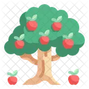 Manzano Manzana Arbol Icono