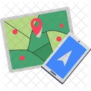 Map Direction Holiday Icon