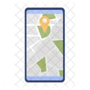 Mobile Gps Map Icon