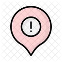 Map Pin Error Pointer Sign Icon