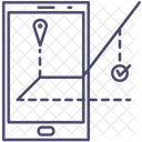 Movil Mapa Navegacion Icono
