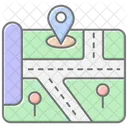 Maps Lineal Color Icon Icon