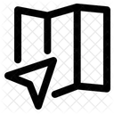 Maps Coordinate Navigation Icon