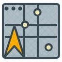 Map Navigation Pin Icon