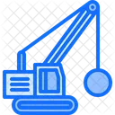 Demolicion Bola Grua Icono