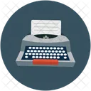 Maquina De Escribir Teletexto Impresora Icono