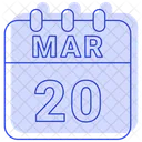 March 20  Icon