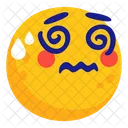 Mareado Emoticones Emoticon Icono