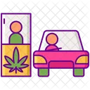 Marijuana Drive Through Drive Marijuana Icon