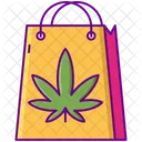 Marijuana Shopping Bag Shopping Bag Bag Icon