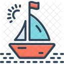 Marina Boatyard Ship Icon