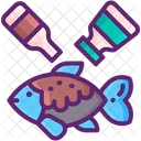 Marinated Seafood Fish Food Icon