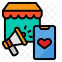 Storefront Digital Marketing Marketing Icon