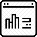 En Ligne Makreting Analyse Icône