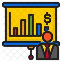 Report Presentation Graph Icon