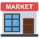 Commercial Building Arcade Icon