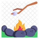 Marshmallow Roasting  Icon