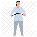 Martial Art Teacher Kung Fu Taekwondo Icon