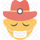 Medico Mascara Emoji Icono