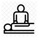 Orthopedic Masseur Patient Icon