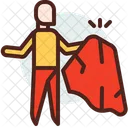 Matador Red Cape Bullfighter Icon