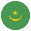 Mauritanie National Pays Icône