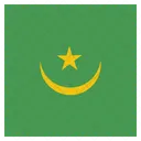 Mauritanie National Pays Icône