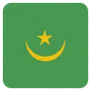 Mauritanie Drapeau Icône