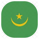 Mauritanie National Pays Icône