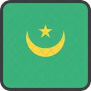 Mauritanie Afrique Pays Icône