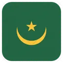 Mauritanie Drapeau Icône