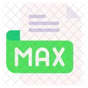 Max Documento Archivo Icono